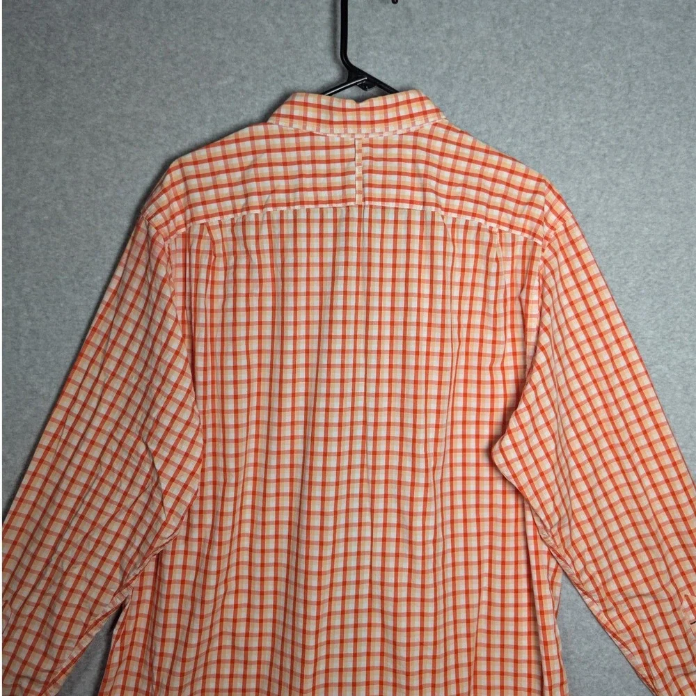 Banana Republic Gingham Shirt Mens XL Soft Wash Slim Fit Picnic Dopamine Preppy